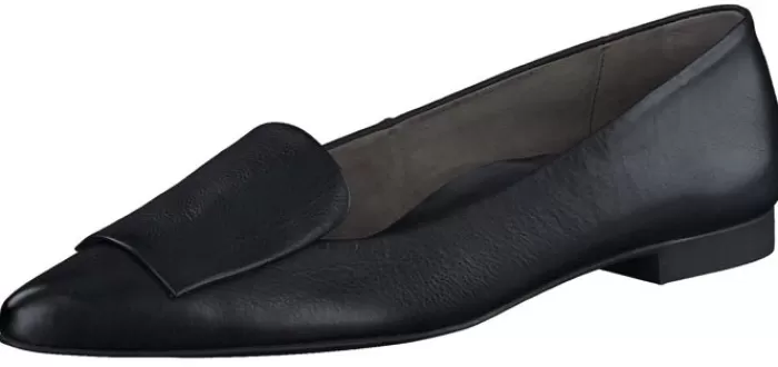 Paul Green Flats- Ballerina Pump Black