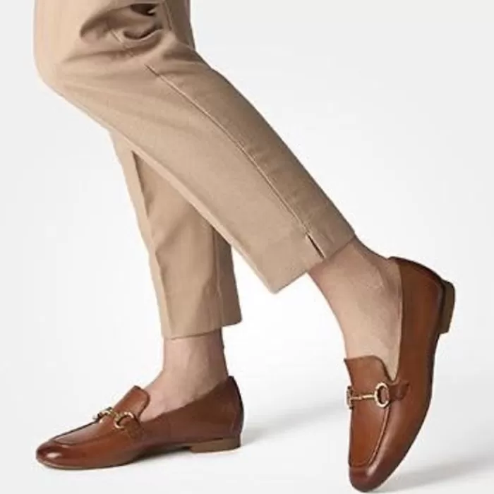 Paul Green Flats- Loafers Cognac