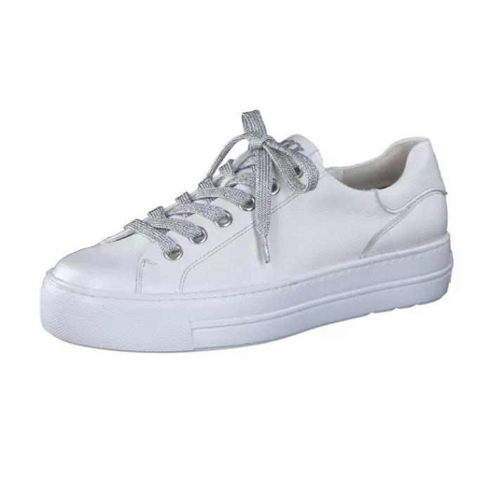 Paul Green Trainers- White & Silver Trainers White/Silver