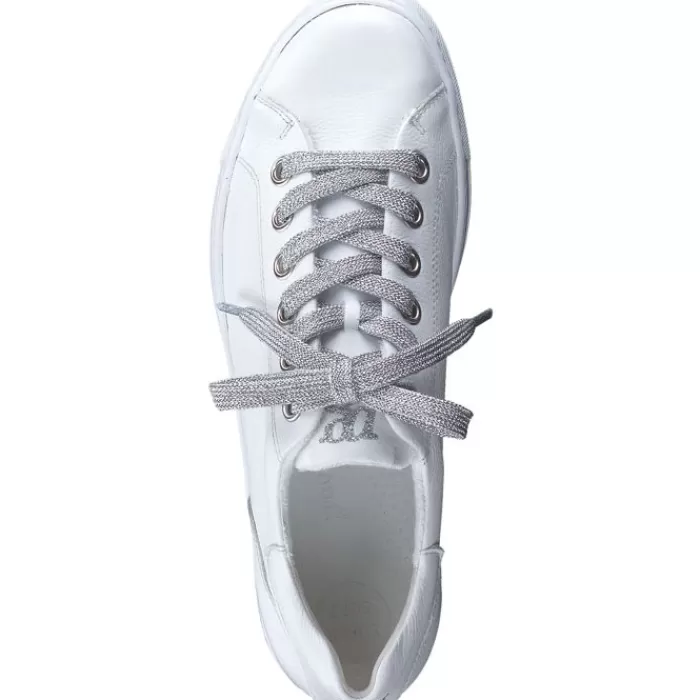 Paul Green Trainers- White & Silver Trainers White/Silver