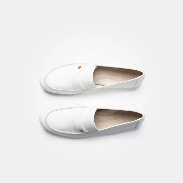 Paul Green Flats- White Loafers