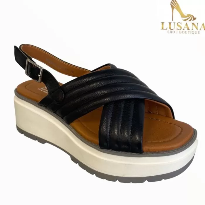 Regarde Le Ciel Wedges- Jemina Black