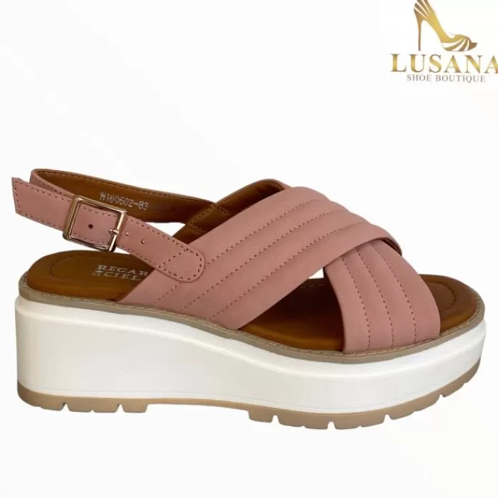 Regarde Le Ciel Sandals- Jemina Sandal Nude/Pink