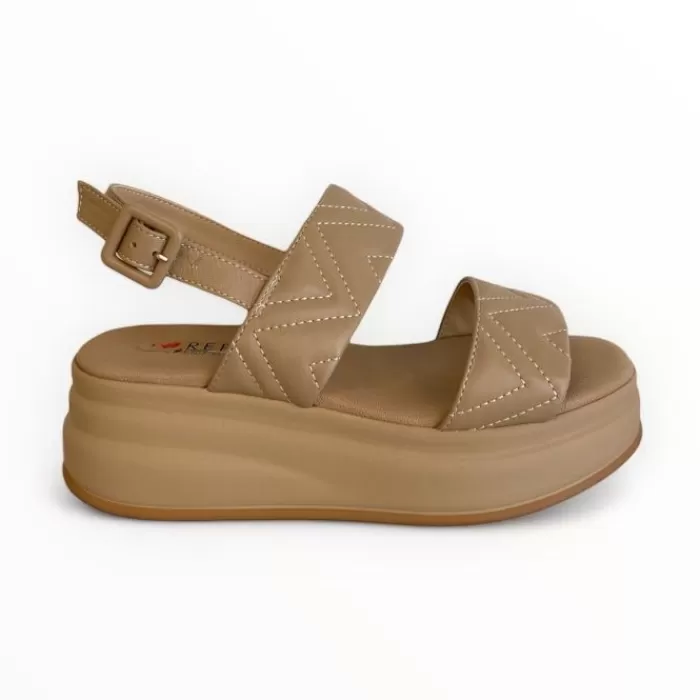 REPO Sandals- Beige Wedge Sandal