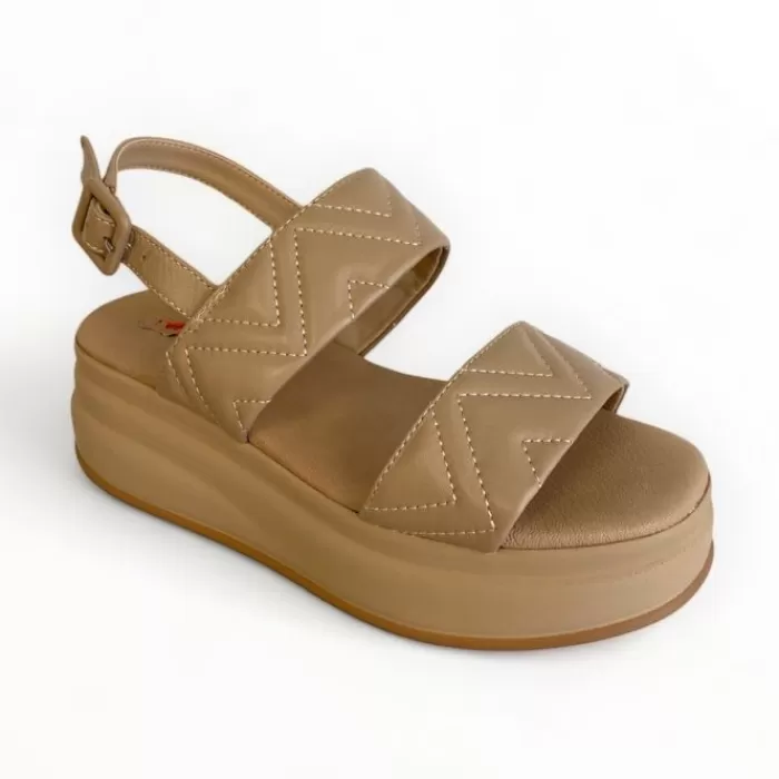 REPO Sandals- Beige Wedge Sandal