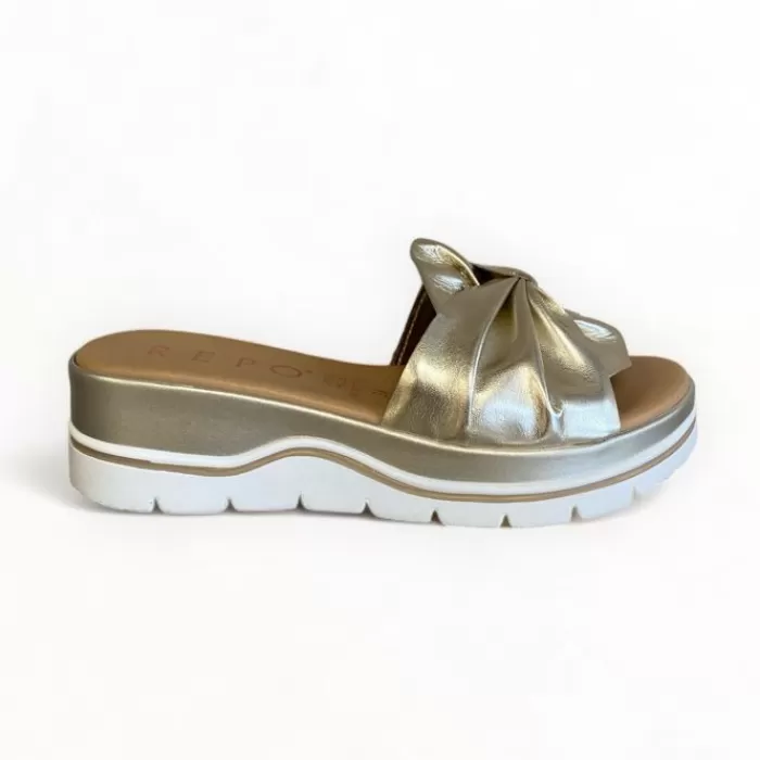 REPO Sandals- Gold Slider