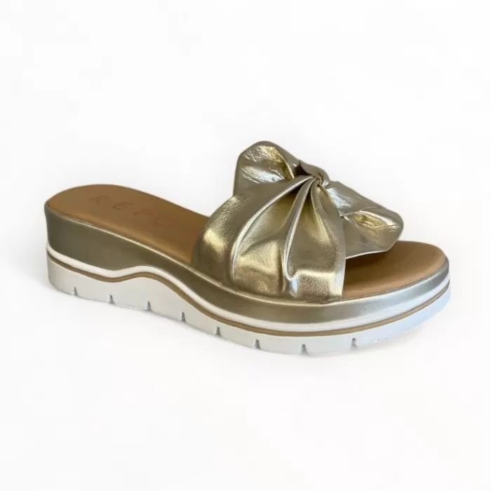 REPO Sandals- Gold Slider