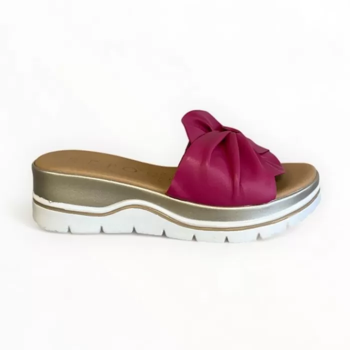 REPO Sandals- Pink Leather Slider