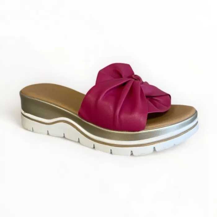 REPO Sandals- Pink Leather Slider