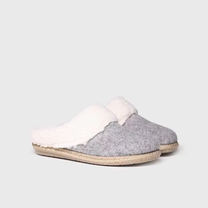 Toni Pons Slippers- Deli-Bf Grey Slippers