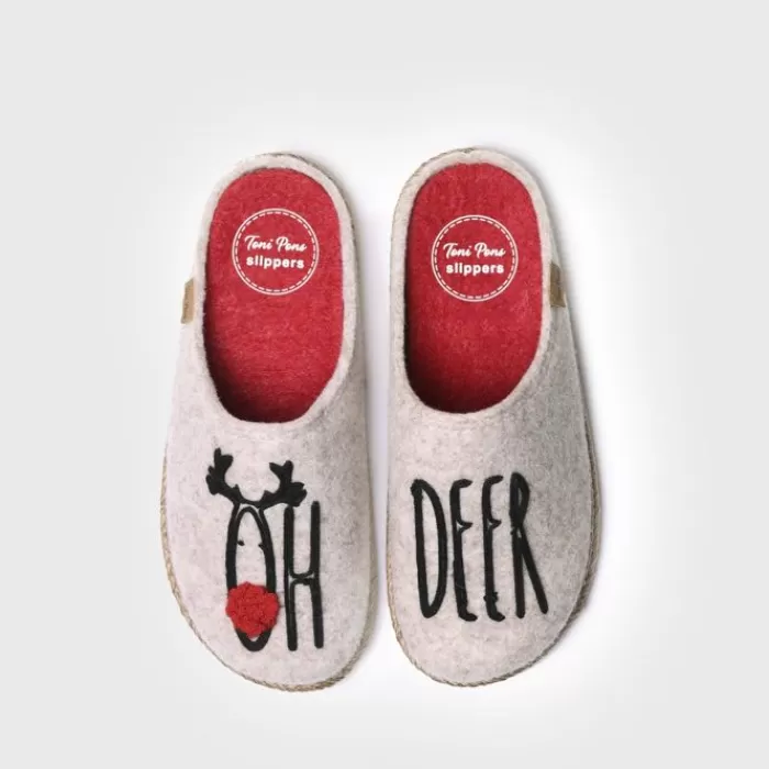 Toni Pons Slippers- Miri-Nd Deer Slippers