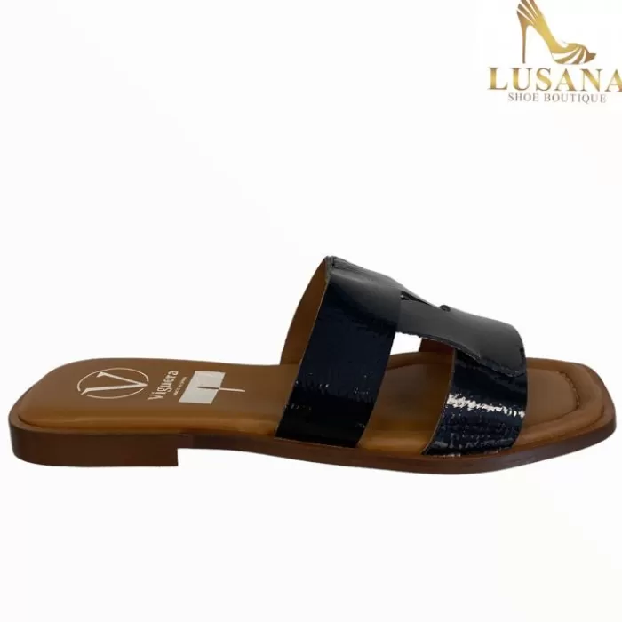 VIGUERA Sandals- Black Slider