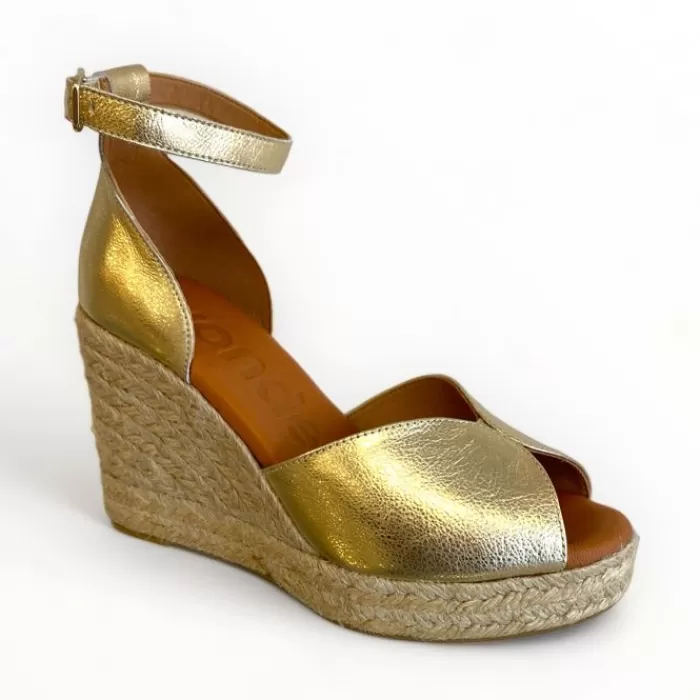 Wonders Sandals- Espadrille Sandal Gold