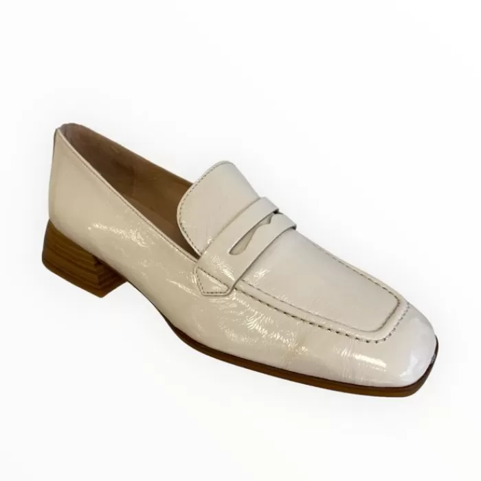 Lusana Shoe Boutique Flats-Wonders Menorca Loafers White