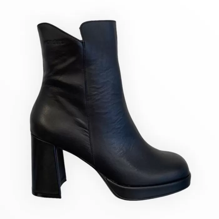 Wonders Ankle Boots- Santo Platform Boot Black